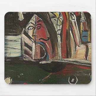 ABSTRAKTER POOL MOUSEPAD
