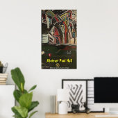 ABSTRAKTER POOL POSTER (Heimbüro)