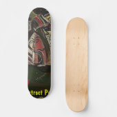 ABSTRAKTER POOL SKATEBOARD (Vorderseite)