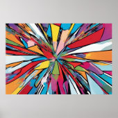 Abstrakter Pop Art Design Poster (Vorne)