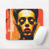Abstrakter Pop Art Mouse Pad Mousepad (Mit Mouse)