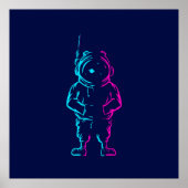 Abstrakter Pop Poster (Vorne)