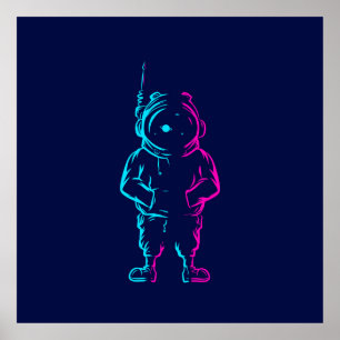 Abstrakter Pop Poster