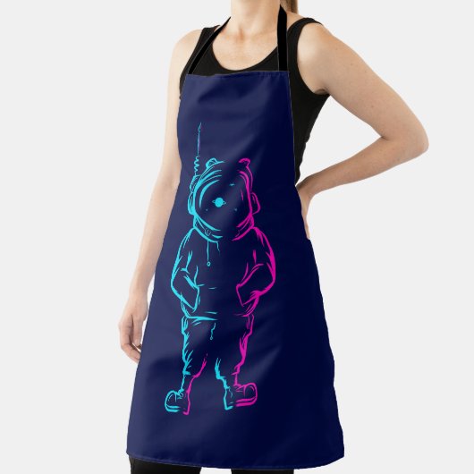 Abstrakter Pop Schürze (InSitu)