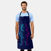 Abstrakter Pop Schürze (Getragen)
