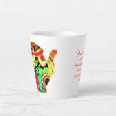 Abstrakter Pop Teekessel C.S. Lewis Tee und Bücher Milchtasse (Vorderseite)