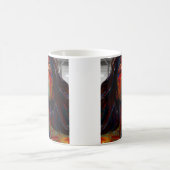 Abstrakter Power Portrait Kaffeetasse (Mittel)