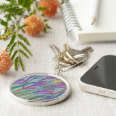 Abstrakter Premier Key Ring Schlüsselanhänger (Seite)