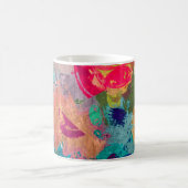 abstrakter psychedelischer Fraktal Hintergrund aus Kaffeetasse (Mittel)