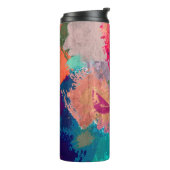 abstrakter psychedelischer Fraktal Hintergrund aus Thermosbecher (Nach links gedreht)