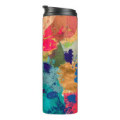 abstrakter psychedelischer Fraktal Hintergrund aus Thermosbecher (Nach rechts gedreht)
