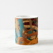 abstrakter psychedelischer Hintergrund aus dem Far Kaffeetasse (Mittel)