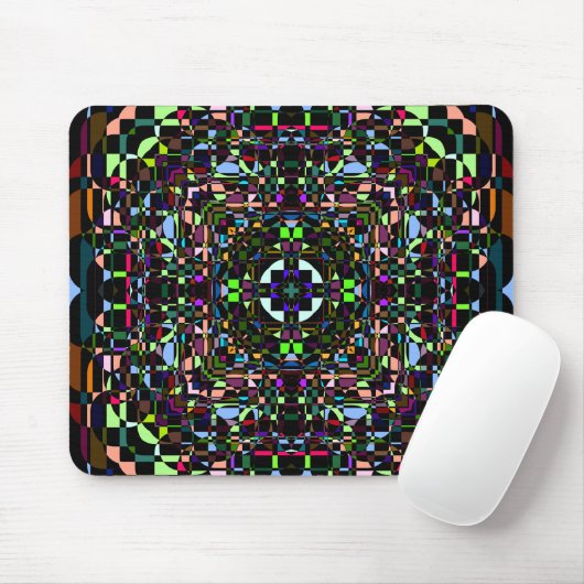 Abstrakter psychedelischer Hintergrund Mousepad (Mit Mouse)