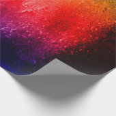Abstrakter pulverförmiger Hintergrund, Freeze Geschenkpapier (Ecke)