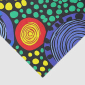 Abstrakter Punkt 3 Seidenpapier (Detail)