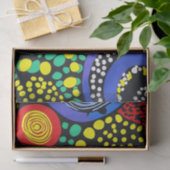 Abstrakter Punkt 3 Seidenpapier (Geschenk)