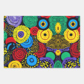 Abstrakter Punkt 4 Geschenkpapier Set (Vorderseite 3)