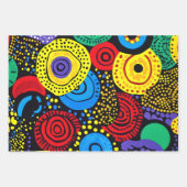 Abstrakter Punkt 4 Geschenkpapier Set (Vorderseite)