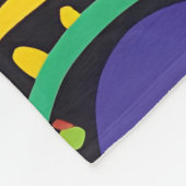 Abstrakter Punkt 6 Fleecedecke (Ecke)