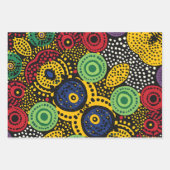 Abstrakter Punkt 8 Geschenkpapier Set (Vorderseite 3)