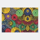 Abstrakter Punkt 8 Geschenkpapier Set (Vorderseite 2)