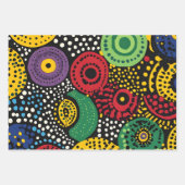 Abstrakter Punkt 8 Geschenkpapier Set (Vorderseite)