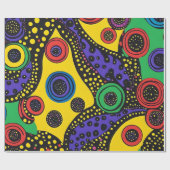 Abstrakter Punkt 9 Geschenkpapier (Flach)