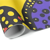 Abstrakter Punkt 9 Geschenkpapier (Rolleneckpunkt)