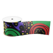 Abstrakter Punkt 9 Satinband (Spule)