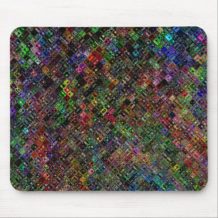Abstrakter Quilt Mousepad