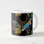 Abstrakter Quilton-Kaffee-Cup Jumbo-Tasse (Vorderseite Rechts)