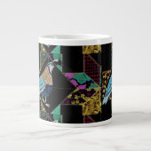 Abstrakter Quilton-Kaffee-Cup Jumbo-Tasse (Vorderseite)