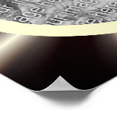 Abstrakter Rahmen erstellen Sie Ihr eigenes Foto Poster (Ecke)