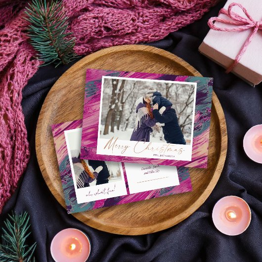 Abstrakter Rahmen Frohe Weihnachten 2 Foto