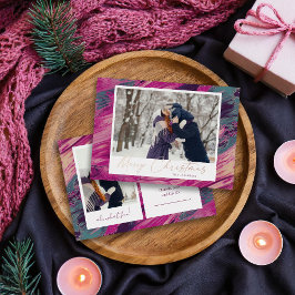 Abstrakter Rahmen Frohe Weihnachten 2 Foto Folien Feiertagskarte