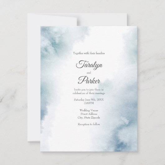 Abstrakter Rahmen für das Schiefer Einladung (Vorderseite)