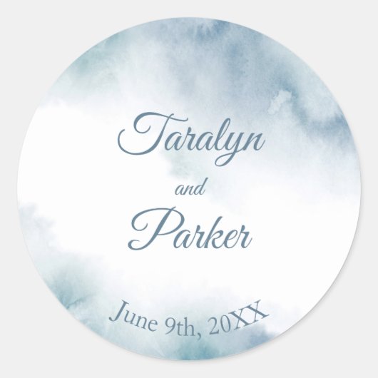 Abstrakter Rahmen für das Schiefer Runder Aufkleber (Vorderseite)