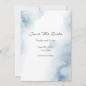 Abstrakter Rahmen für das Schiefer Save The Date (Vorderseite)