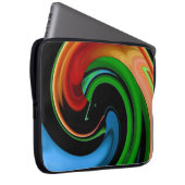 Abstrakter Rainbow-Cartoon-Bildschirm Laptopschutzhülle (Vorne Rechts)
