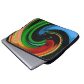 Abstrakter Rainbow-Cartoon-Bildschirm Laptopschutzhülle (Vorne Knopf)