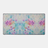 Abstrakter Rainbow Paint-Spritzer Schreibtischunterlage (Vorderseite)