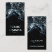 Abstrakter Rauch Visitenkarte (Vorne/Hinten)