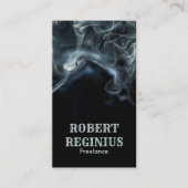 Abstrakter Rauch Visitenkarte (Vorderseite)