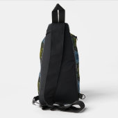 Abstrakter Raum Crossbody Bag (Rückseite)
