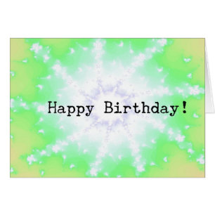 Abstrakter Ray, Geburtstag