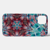 ABSTRAKTER RED BLUE MOSAIC STAR Case-Mate iPhone HÜLLE (Rückseite (Horizontal))