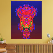 Abstrakter Reflektionstraum Leinwanddruck (Insitu (Wohnzimmer))