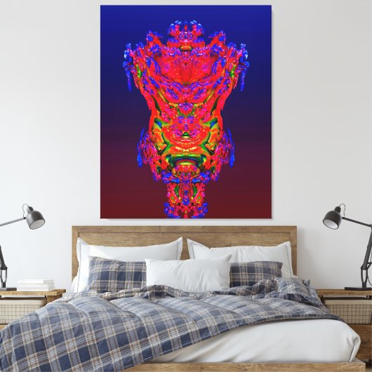 Abstrakter Reflektionstraum Leinwanddruck (Insitu (Schlafzimmer))