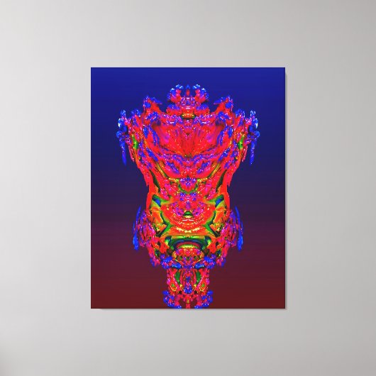 Abstrakter Reflektionstraum Leinwanddruck (Vorderseite)