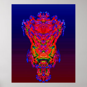 Abstrakter Reflektionstraum Poster